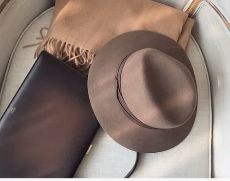 【1212价】秋冬毛呢帽子女欧美英伦复古茶...