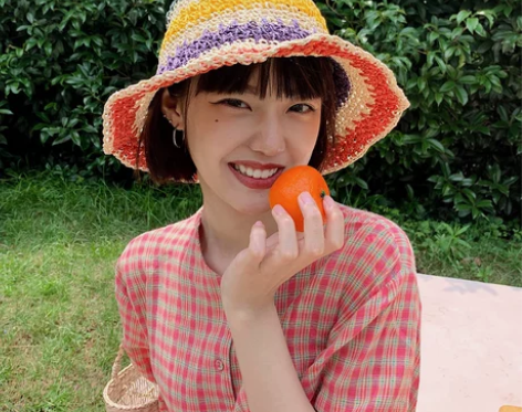 泫雅夏天帽子ins彩色草帽小清新海边度假可...