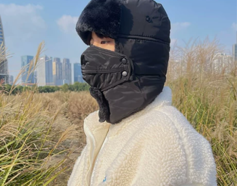 雷锋帽 雷锋帽护耳帽男冬天骑车加厚保暖防风...