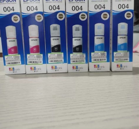 买打印机配的原装墨水，换了颜料墨水，剩下的...