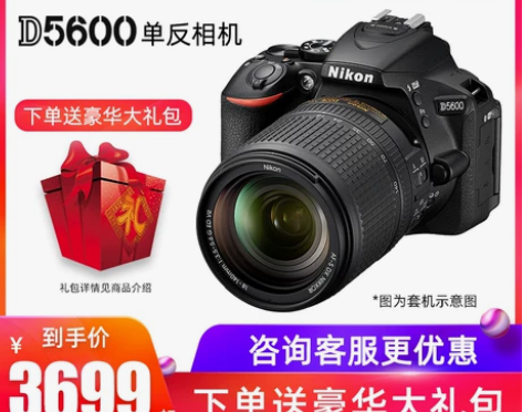 尼康D5600单反 专业高清旅游 单反相机...