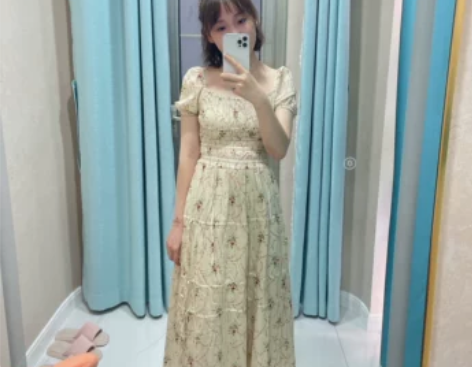 大姐姐 茉莉吊带裙 加袖版 穿1洗1 干净...