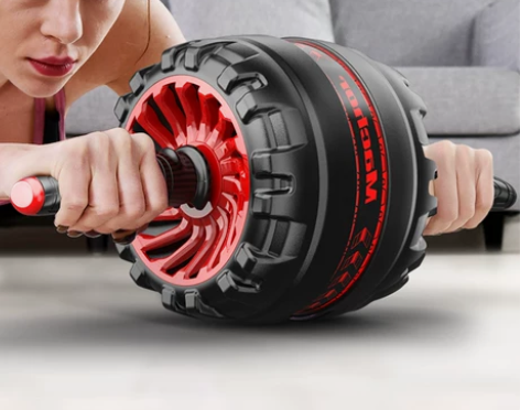 自动回弹健腹轮男士家用收腹健身运动器材初学...
