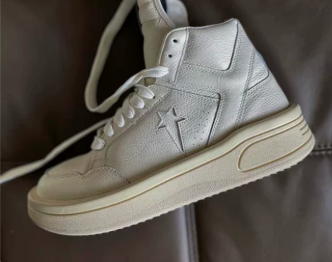 联名高帮鞋男ins潮冬季新款厚底运动高街板...