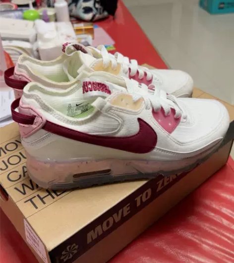 Nike耐克Air Max 90红石榴女子...