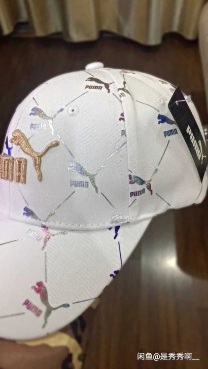 PUMA彪马帽子李现同款男女情侣款鸭舌帽潮...