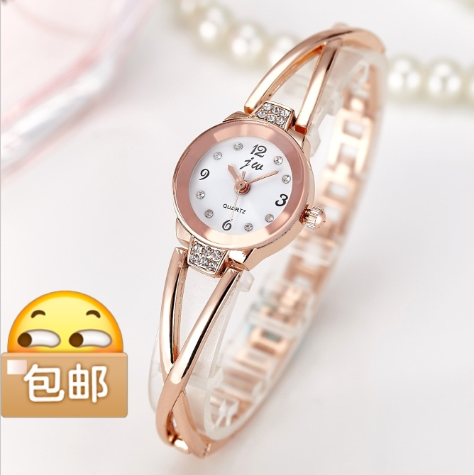 时尚手表女 钢带学生石英电子女士时装表手链...