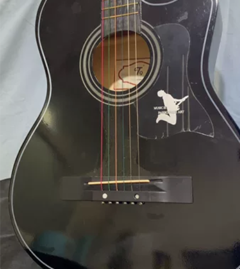??T9民谣吉他guitar木吉它38寸亮...