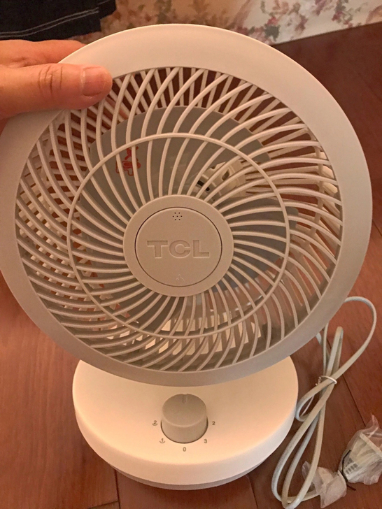 TCL空气循环扇电风扇家用台式风扇静音摇头...
