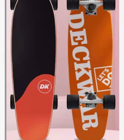 大鱼板滑板初学者专业板成年人儿童代步刷街小...