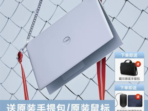戴尔11代酷睿i5轻薄便携办公学生笔记本电脑