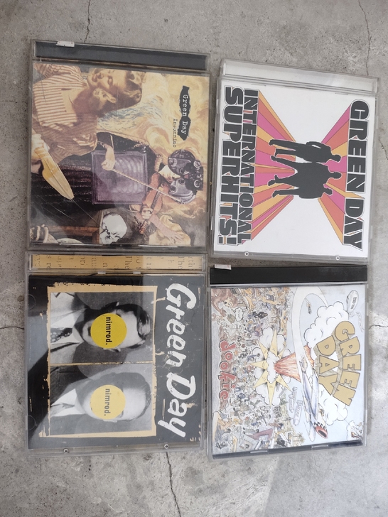 绿日乐队Green Day 德版日版共4张...