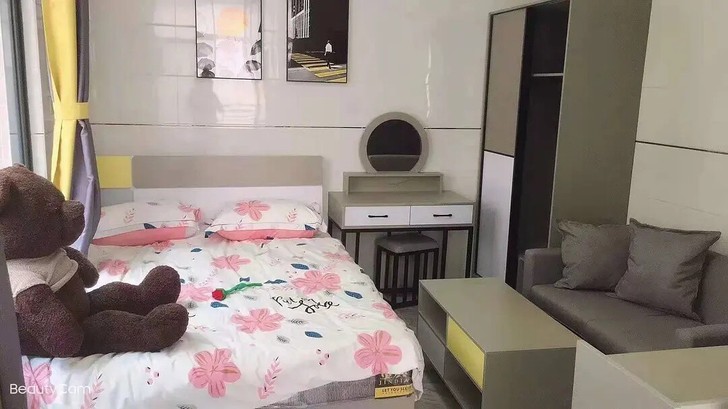 天河岗顶，精装修，家电齐全，1500