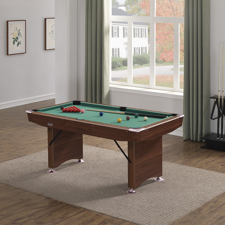 台球桌家用美式花式桌球台标准球可折叠水平调...