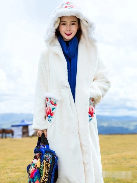 素萝全新吊牌素萝关山月 原创民族风女装新款...