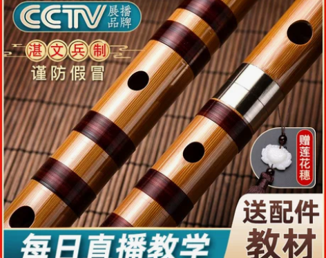 【年货价】湛文兵专业笛子 苦竹笛初学入门学...