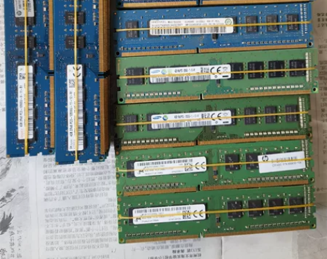 出拆机90多条三星海力士镁光等4g1600...