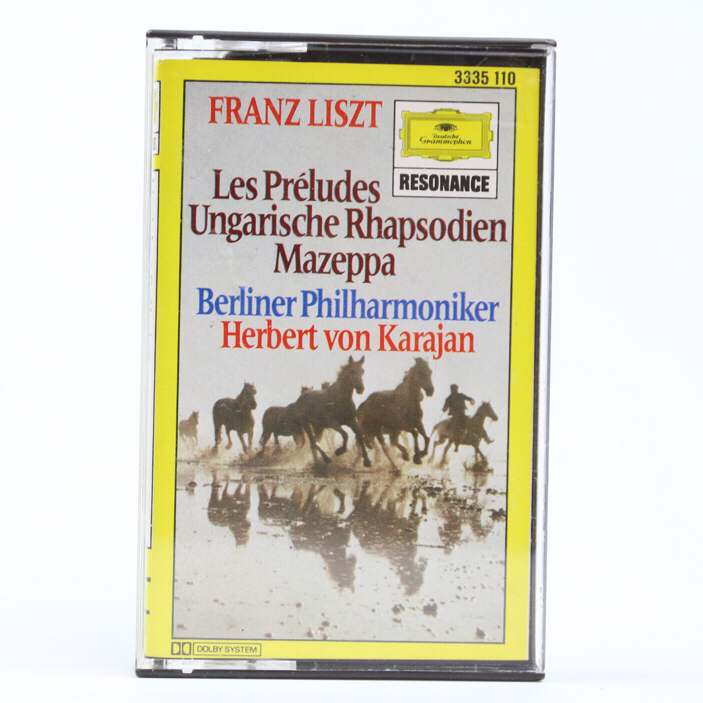 卡拉扬李斯特交响诗前奏曲匈牙利狂想曲原版古...