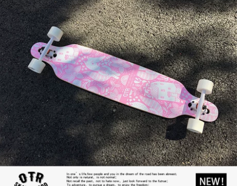 长板抖音滑板初学者成人公路全能板刷街反装男...