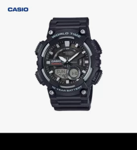 卡西欧海外旗舰店AEQ-110休闲运动学生...