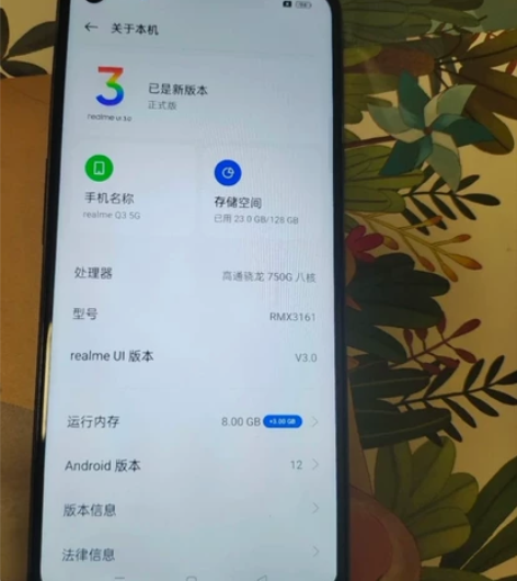 realme Q3 8+128G 骁龙75...