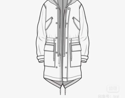 服装设计款式图服装效果图代画（可接加急单）...