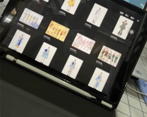 服装设计效果图 款式图 主题版 色彩版统统...