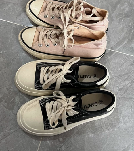 帆布鞋爱好者 37码 这两双都只穿过一两次...