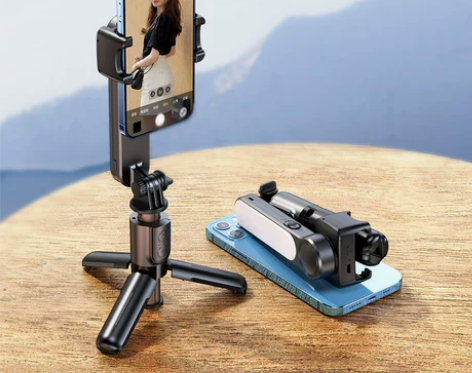 【佳埼推荐】手机云台稳定器补光自拍杆手持防...