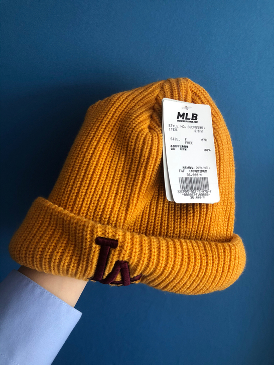 品牌型号 MLB毛线帽