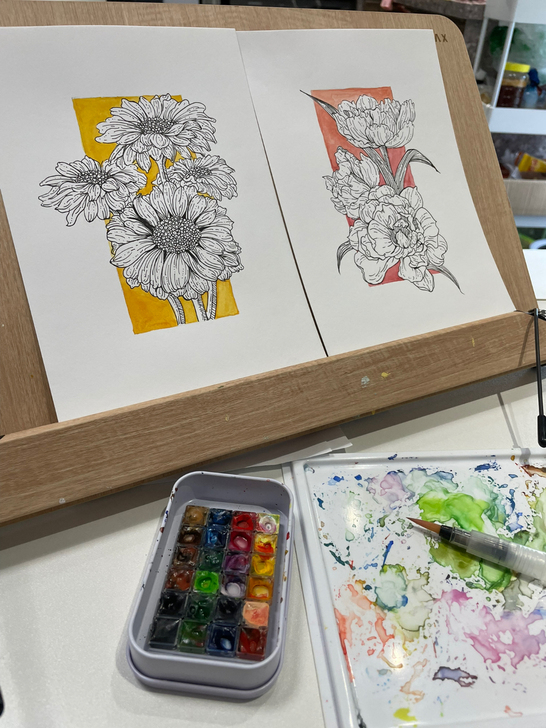 纯手绘钢笔线稿