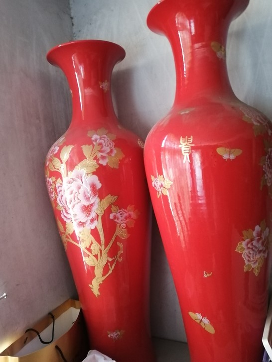 开业花瓶，高120