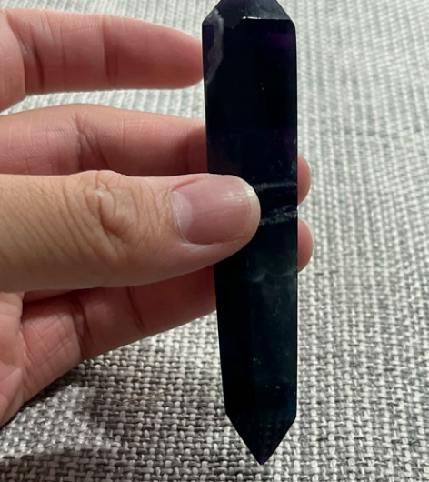 天然紫色款彩萤石！ 原相机！