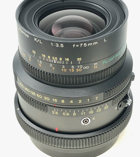 玛米亚MamiyaRB67用75mmkL镜...