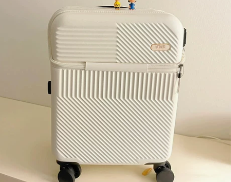 登机箱 箱子登机箱OHBOY前开口行李箱女...