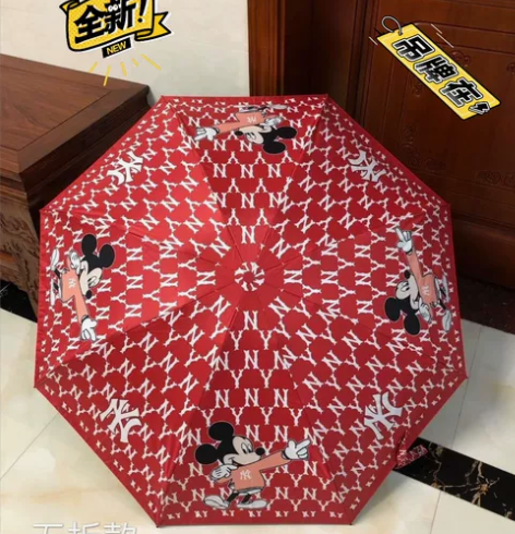MLB五折口袋伞NY礼品伞女生小巧防紫外线...