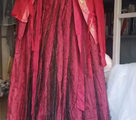 【[转卖]艺缕原创汉服女对襟齐胸襦套装红色...