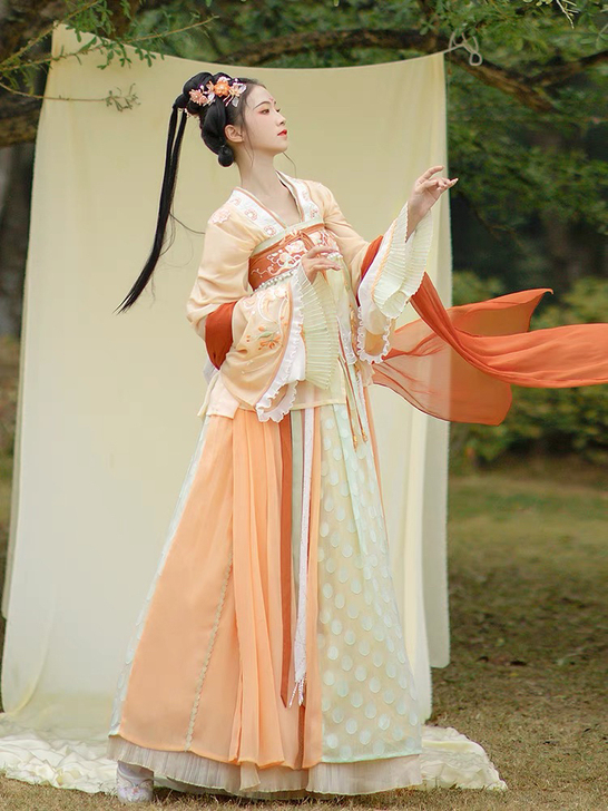 【正品出租-汉服】汉尚华莲 碧桃天 走秀款...