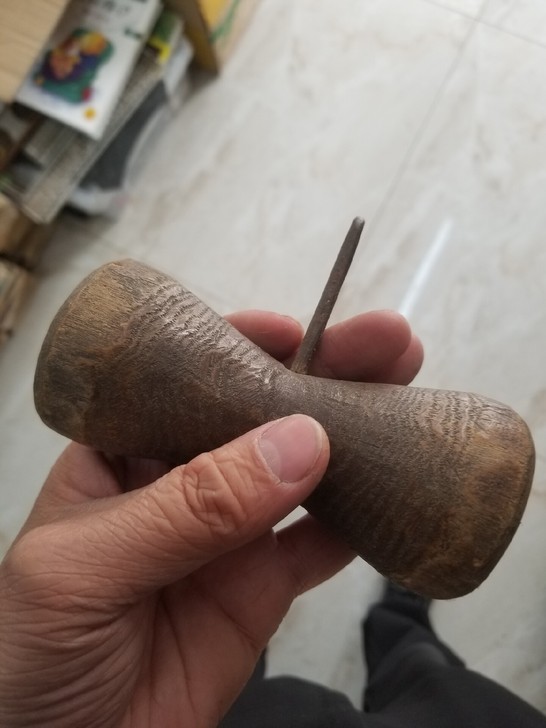 刚收的老纺线工具一个