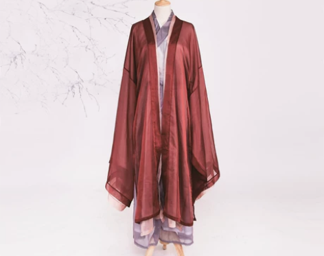司南阁 红颜 魏晋风传统汉服女幻色雪纺交领...