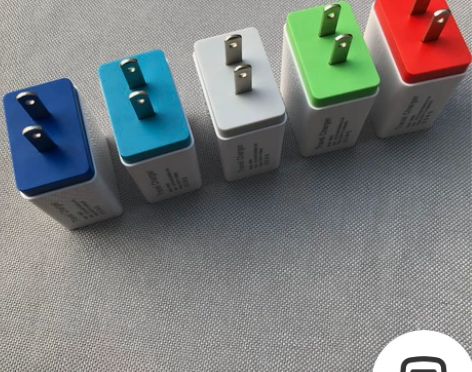 手机充电器5V2A两口智能快充充电器安卓苹...