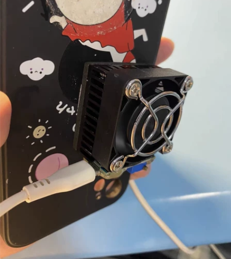 手机DIY半导体，SR01散热器，效果很好...