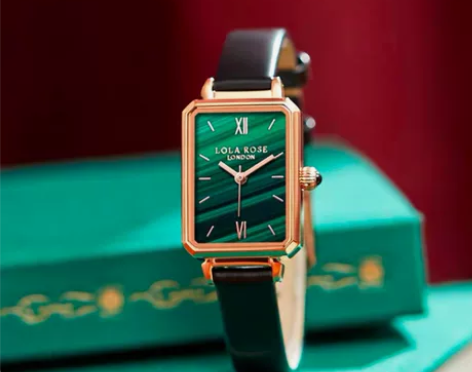 Lola Rose罗拉玫瑰 小绿表手表女轻...
