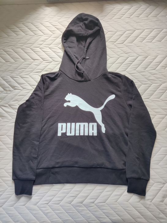 PUMA彪马女子春秋印花连帽卫衣