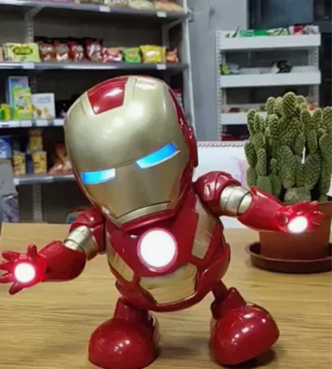 【特价处理】钢铁侠变形金刚大黄蜂跳舞机器人...