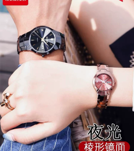 2021年新款瑞士认证石英手表情侣手表情侣...