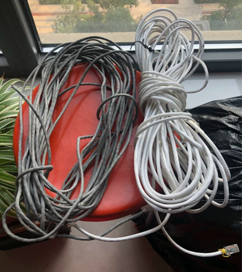 2捆十几米网线 感兴趣的话点“我想要”和我...