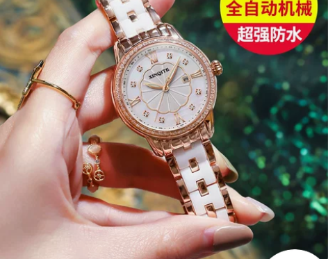 2021年新款全自动机械表手表女简约气质