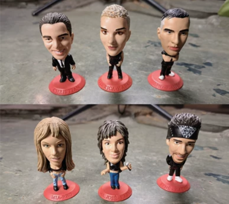 MicroStars足球球星明星摆件人偶手...