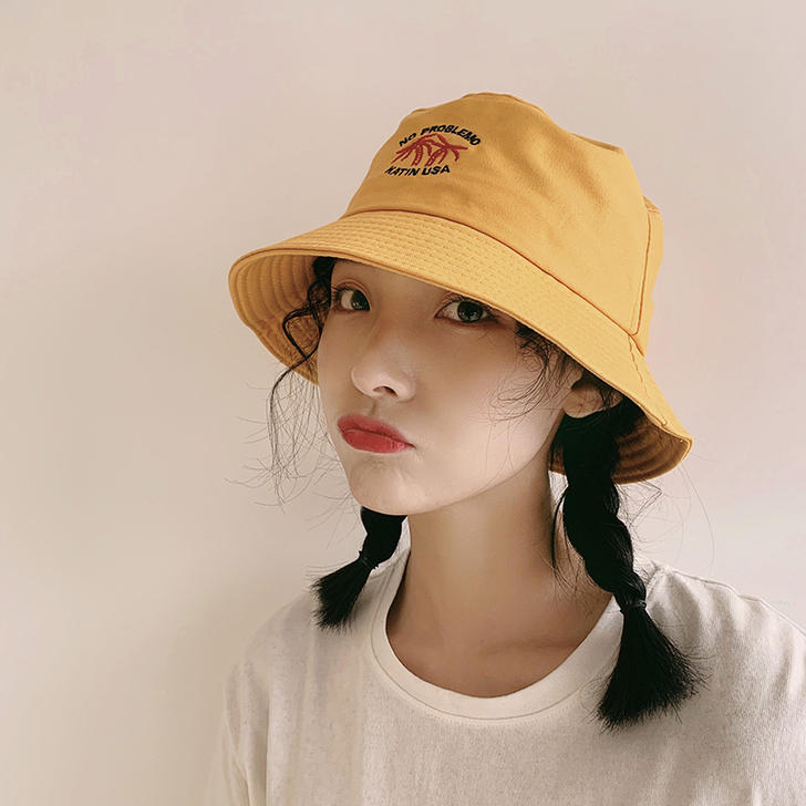 帽子女夏韩版潮百搭渔夫帽日系防晒春秋圆脸宽...